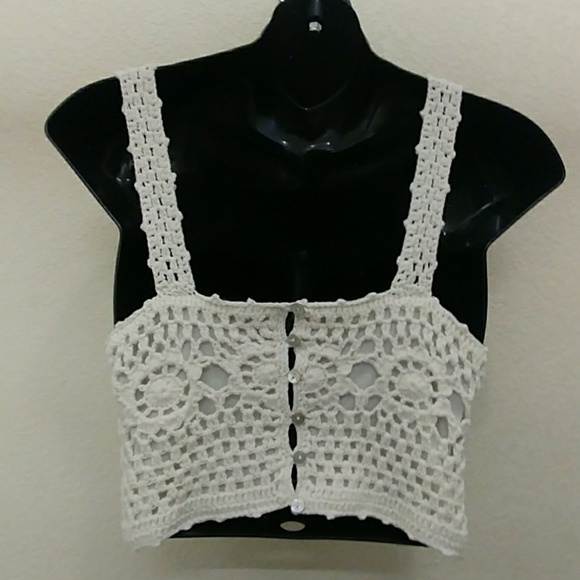 American Rag Lace Crop Top - Picture 5 of 7